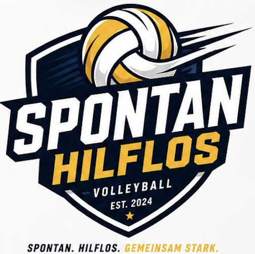 Spontan Hilflos Volleyball Logo